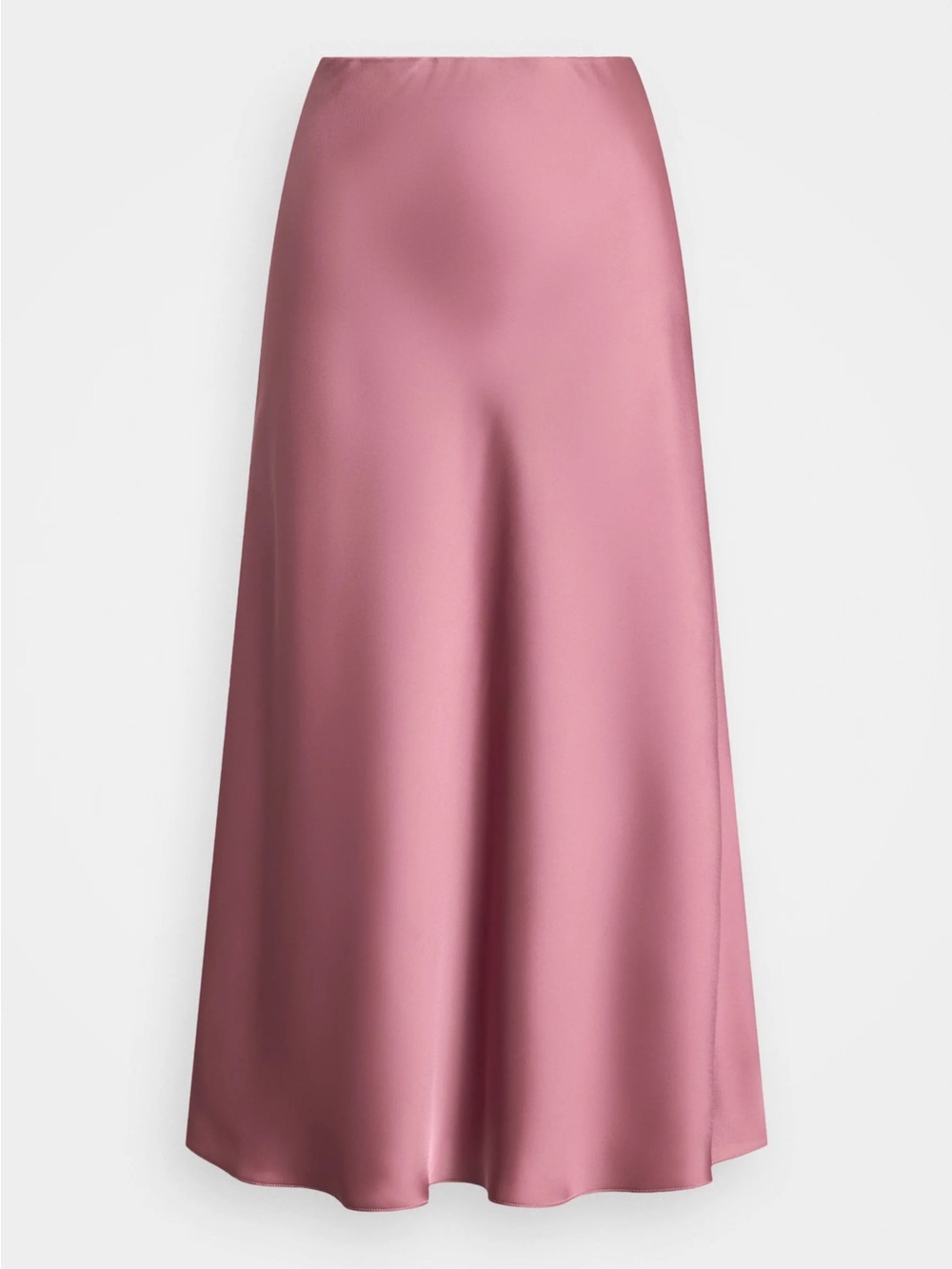 🌸 Ralph Lauren Satin Charmeuse Midi Skirt Quiet Luxury Old Money Wedding Guest